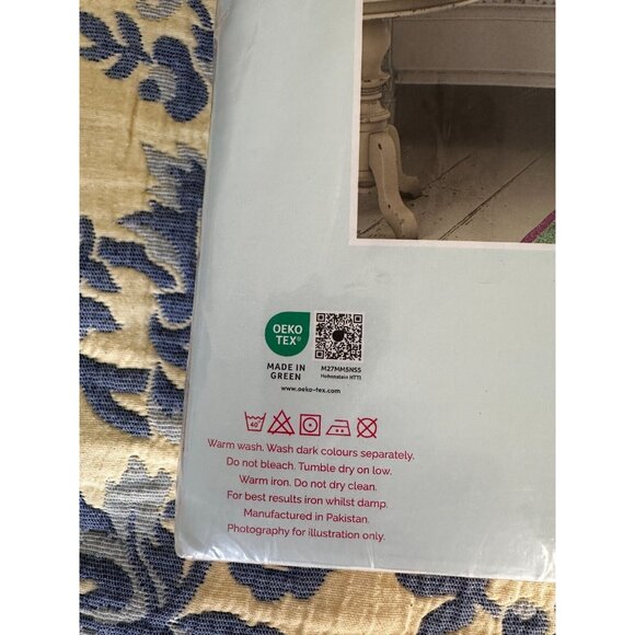 Cath Kidston TWIN Sheet Set Corgie Dog Hearts Sweet Dog Floral Whit Cotton NEW - Picture 7 of 7